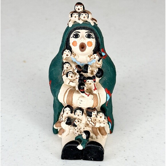 American Legacy Native American Pueblo Storyteller‎ Figurine Cochiti 3.5” - Picture 1 of 8
